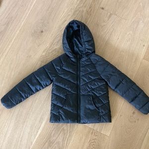 Zara Girls Puffer Navy Jacket